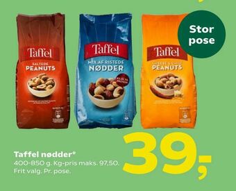 Coop 365 Taffel nødder* tilbud