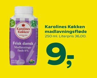 Coop 365 Karolines Køkken madlavningsfløde tilbud