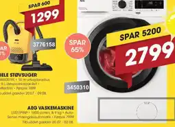 Punkt1 Aeg vaskemaskine tilbud