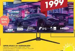 Punkt1 Cepter atilius x 34" gamingskærm tilbud