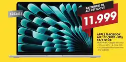 Punkt1 Apple macbook air 13" (2026-m5) 16/512 gb tilbud