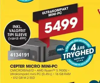 Punkt1 Cepter micro mini-pc tilbud