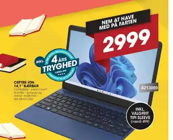Punkt1 Cepter ion 14,1" bærbar tilbud