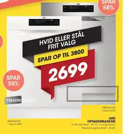 Punkt1 Aeg opvaskemaskine tilbud