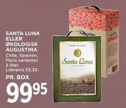 MENY Santa Luna / Økologisk Augustina (box) tilbud