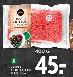 MENY Hakket oksekød 4-7% fedt tilbud