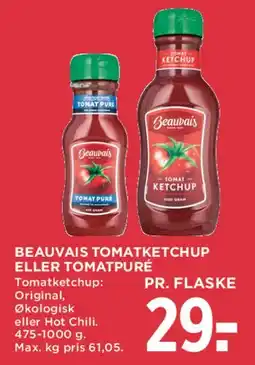 MENY Beauvais tomatketchup tilbud