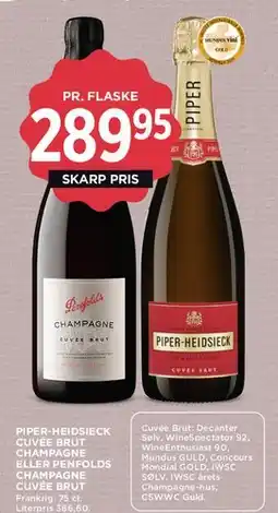 MENY Piper-Heidsieck Cuvée Brut Champagne tilbud