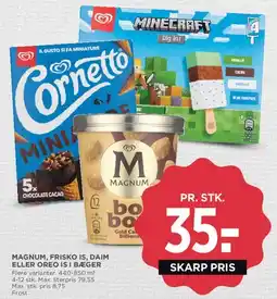 MENY Magnum / Cornetto / Frisko is tilbud