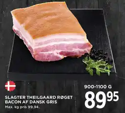 MENY Røget bacon af dansk gris tilbud