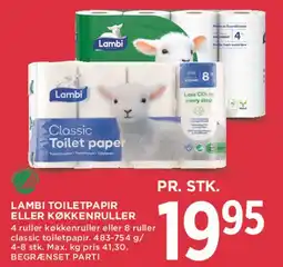 MENY Lambi toiletpapir / køkkenruller tilbud