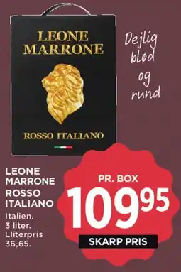 MENY Leone Marrone Rosso Italiano (3 L box) tilbud