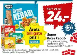 Bilka Gyros / Kebab (frossen) tilbud