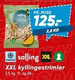 Bilka Salling kyllingestrimler tilbud