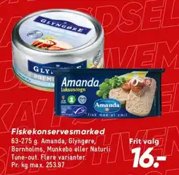 Bilka Fiskekonserves (flere mærker) tilbud