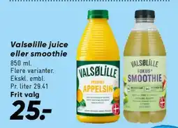 Bilka Valslille juice eller smoothie tilbud
