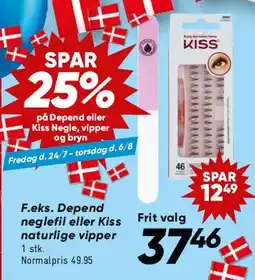 Bilka Kiss vipper / Depend negle tilbud