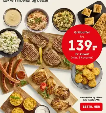 SPAR Bestil nem og lækker grillbuffet tilbud