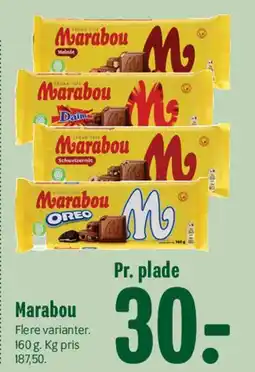 Min Købmand Marabou (plader) tilbud