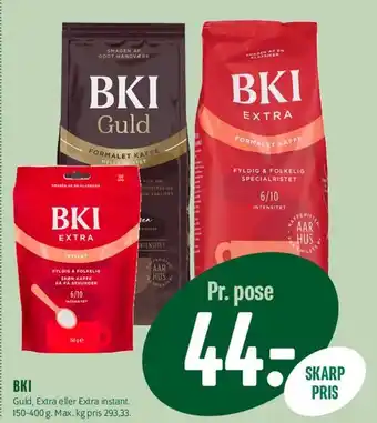 Min Købmand BKI (kaffe) tilbud