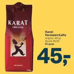 Let-Køb Karat Formalet Kaffe tilbud