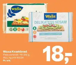 Let-Køb Wasa Knækbrød tilbud