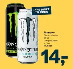Let-Køb Monster tilbud