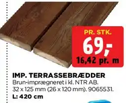 jem & fix Imp. terrassebrædder (mørk) tilbud