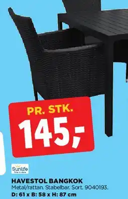 jem & fix HAVESTOL BANGKOK tilbud