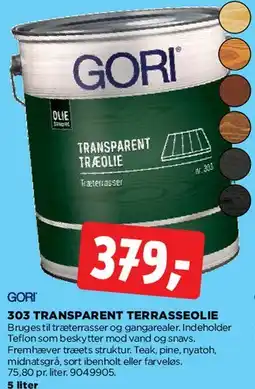 jem & fix GORI 303 Transparent Terrasseolie tilbud