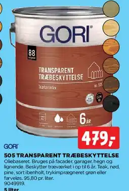 jem & fix GORI 505 Transparent Træbeskyttelse tilbud