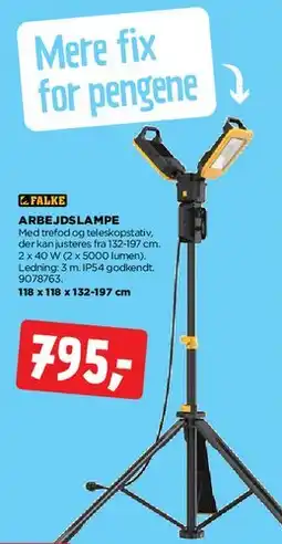 jem & fix Arbejdslampe tilbud