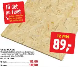 jem & fix OSB3 PLADE tilbud