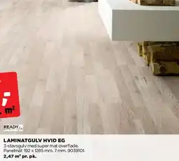 jem & fix LAMINATGULV HVID EG tilbud
