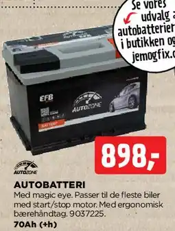 jem & fix Autobatteri (ca. 70Ah) tilbud