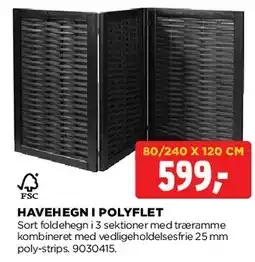 jem & fix Havehegn i polyflet tilbud