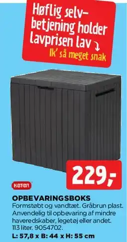 jem & fix OPBEVARINGSBOKS tilbud
