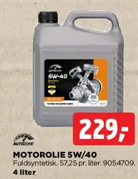 jem & fix Motorolie 5W/40 tilbud