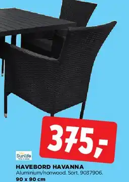 jem & fix HAVEBORD HAVANNA tilbud