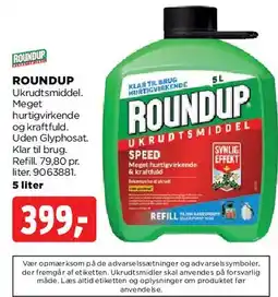 jem & fix Roundup Ukrudtsmiddel Speed tilbud