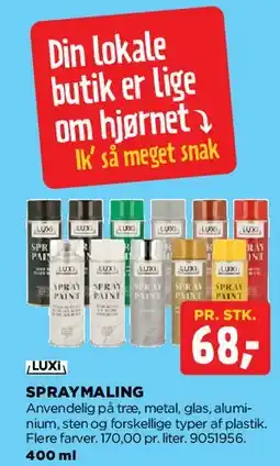 jem & fix SPRAYMALING tilbud