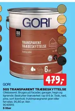 jem & fix 505 TRANSPARENT TRÆBESKYTTELSE tilbud