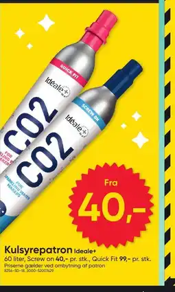 BigDollar Kulsyrepatron Ideale+ tilbud