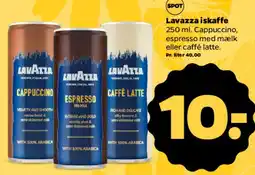 Netto Lavazza iskaffe 250 ml tilbud
