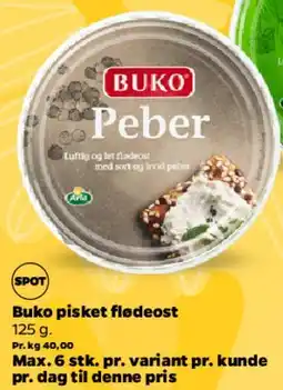 Netto Buko pisket flødeost (udsnit) tilbud