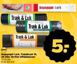 Netto Bagepapir i ark / Træk & Luk affaldsposer tilbud