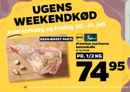Netto Præmier marineret lammekølle tilbud