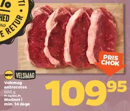 Netto Velsmag entrecotes tilbud