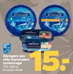 Netto Glyngøre tun / Bornholms fisk tilbud