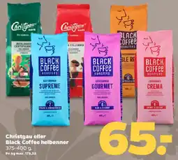 Netto Christgau / Black Coffee hele bønner tilbud
